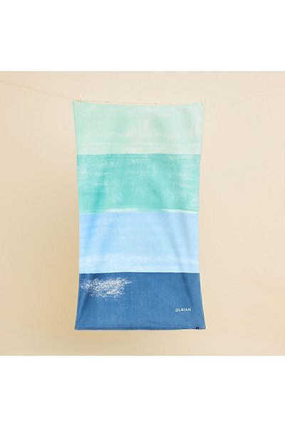 Decathlon Πετσέτα θαλάσσης Olaian - 145 × 85 cm - Μπλε - Εικονίδιο
