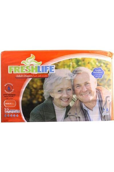 Freshlife Size L 30 Pack Patient Bottom Diapers - Waistband