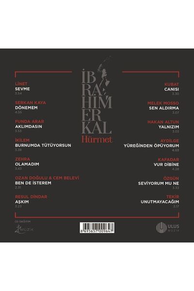 Ulus Müzik إبراهيم إركال - حرمت المجلد: 1 (قرص مدمج)