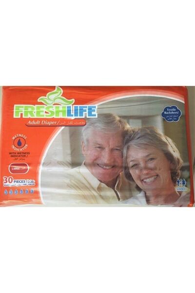 Freshlife Patient Bottom Diaper Large 30 Pieces