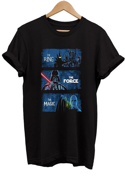 remonz Patterned Myth Villains - T-shirt 100% βαμβακερό Oversize