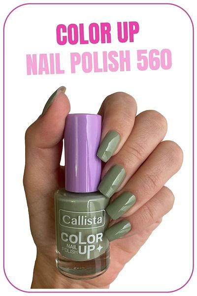 Callista Color Up Nail Polish Oje 560 Olive Me - Gri