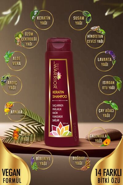 LOVEX Hair Cold Warrior ® Nano Keratin Botox Yıpranmış Saçlara Keratinli Brezilya Fönü Şaç Bakımı Şampuanı