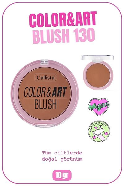 Callista Color Art Blush Toz Allık - 130 Copper My Way