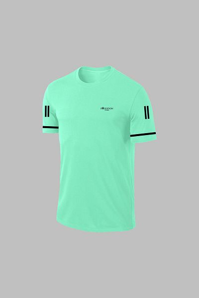 POSEIDON STORM Men's Dri-Fit Water Green over Size T-Shirt and Shorts Set - Pocket, Short Sleeve