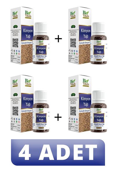 Bio Vitals Cumin Oil - 20 ml, 4 PCS