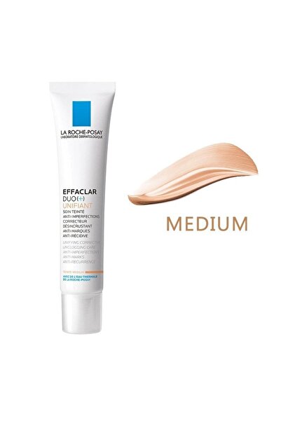 La Roche Posay Duo + Unifiant Kapatıcı Etki Sağlayan Matlaştırıcı Bakım Kremi 40 Ml Renkli Doku Medıum
