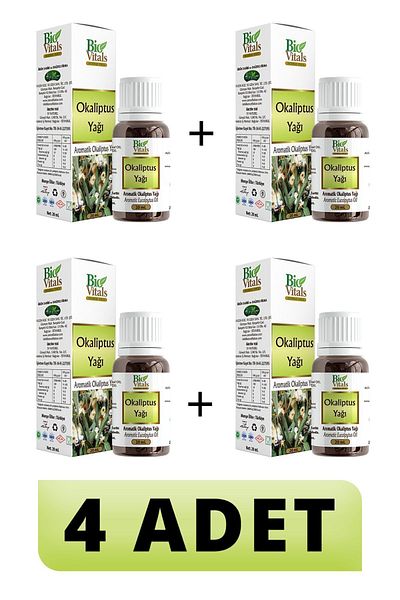 Bio Vitals Eucalyptus Oil - 20 ml, 4 PCS