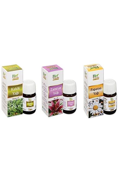 Bio Vitals Aromatic Massage and Care Oil Set - Thyme Lily Chamomile