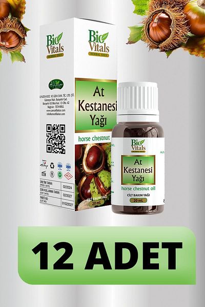 Bio Vitals 20 ml Horse Chestnut Oil - 12 PCS-Box