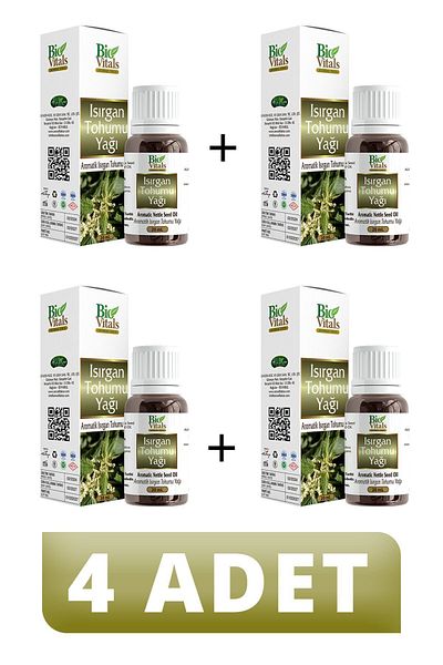 Bio Vitals 20 ml Nettle Oil - 4 PCS
