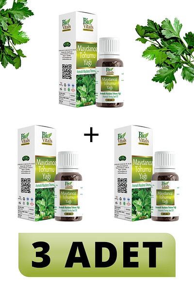 Bio Vitals Parsley Oil - 20 ml, 3 PCS