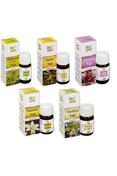 Bio Vitals Laurel Lily Jasmine Vanilla - Aromatic Massage and Skin Care Oil Set