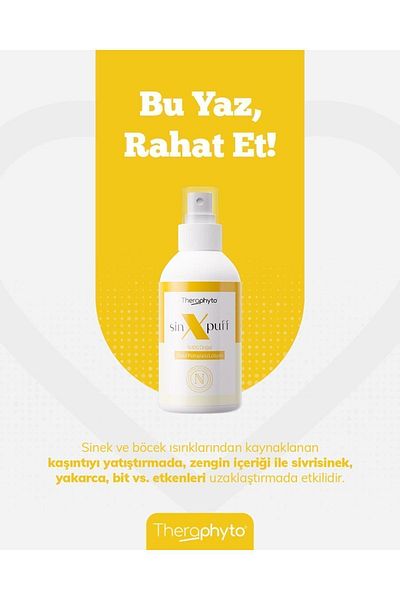 Theraphyto Sinxpuff 100ml - 100% Natural Fly Lotion Repellent