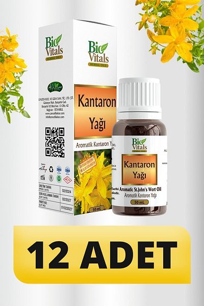 Bio Vitals 50 ml St. John's Wort Oil - 12 PCS-Box