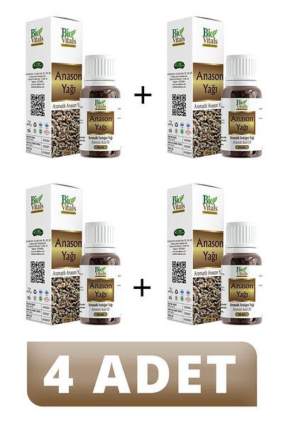 Bio Vitals 20 ml Anise Oil - 4 PCS