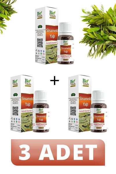 Bio Vitals Senna Oil - 20 ml, 3 PCS