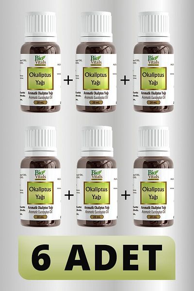 Bio Vitals Eucalyptus Oil - 20 ml, 6 PCS