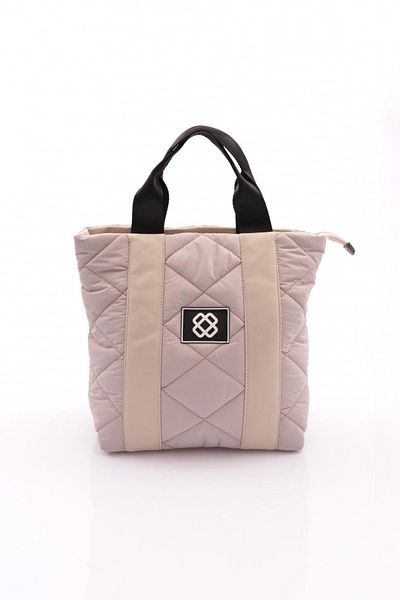DGN Women's Handle Large Bag Stone 11282333735102