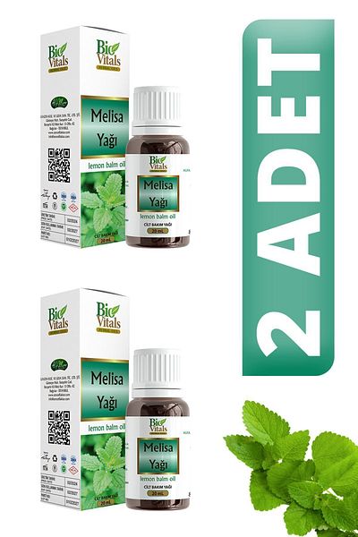 Bio Vitals Lemon Balm Oil - 20 ml, 2 PCS
