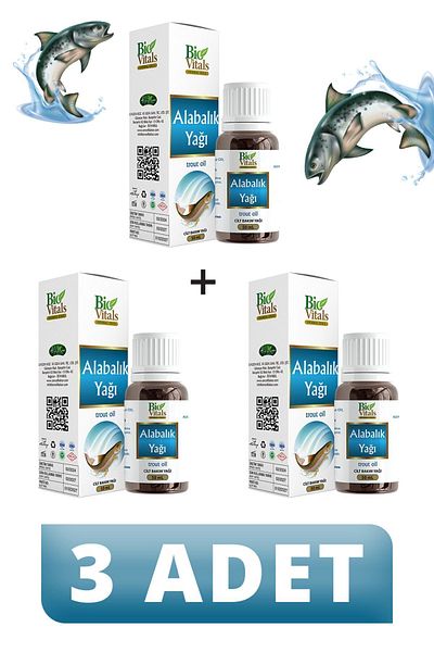 Bio Vitals 50 ml Trout Oil - 3 PCS