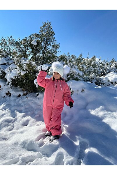 Belkızın Atölyesi Pembe Termal Astronot Tulum