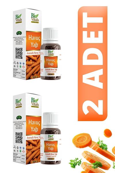 Bio Vitals 20 ml 2 Pieces of Carrot Oil