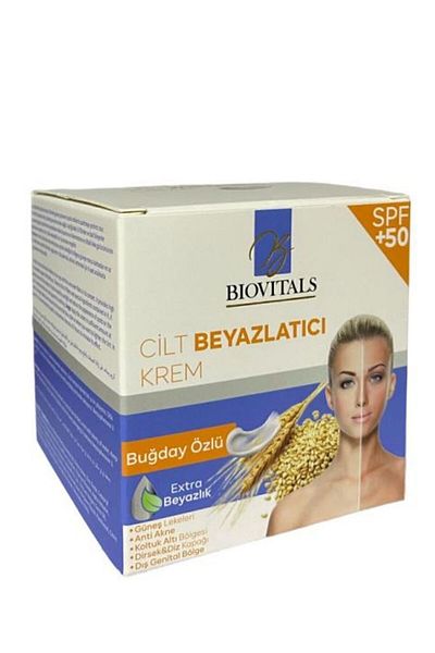 Bio Vitals Whitening Wheat Extract Cream - SPF+50 50ml