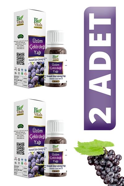Bio Vitals 50 ml Grape Seed Oil - 2 PCS