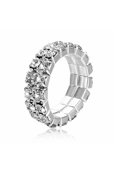 ARASKO حلقة مطاطية بأحجار الراين مقاس 4 مم - طريق مائي، صف سميك وإبهام مشترك