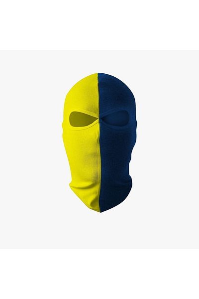 NoiCasuale Yellow and Navy Blue Colored Fan Mask