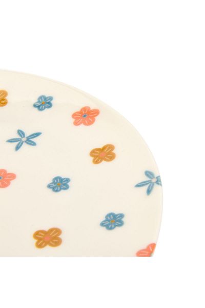 Tulü Porselen Colorful Tulle Porcelain Mazzo Serving Plate - 25 cm