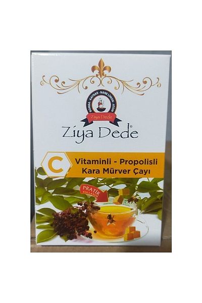 Ziyadede 3 Pieces Black Elderberry Tea 170 G