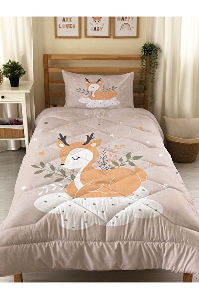 Evmila Двосторонній ковдра з милим тваринним малюнком - односпальний комплект...