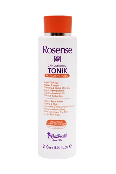 Rosense Doğal Gül Suyu Canlandırıcı Tonik 200 Ml
