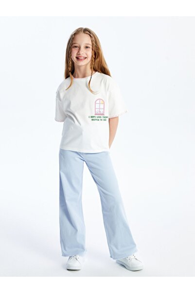 Dexia Πλεκτό μπλουζάκι με λεπτομέρεια εκτύπωσης Salvador - Λευκό