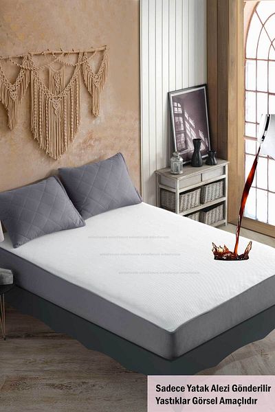 Formeya Pamukkale Air Conditioned Silent Mattress Protector Mattress - 10 Sizes (Proof Liquid)