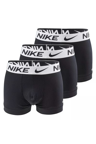 Nike Men's Black Boxers with Brand Logo and Elastic Band Suitable for Daily Use 0000ke1156-5i4