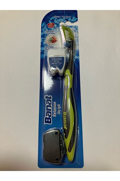 Banat Relaxion 10 Mt Toothbrush - External Floss with Gift