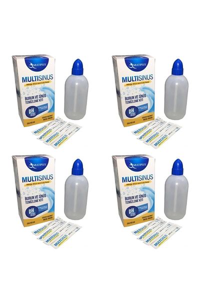 Multiplus Multi Sine Rinse Nose and Sinus Cleaning Kit - Set of 4