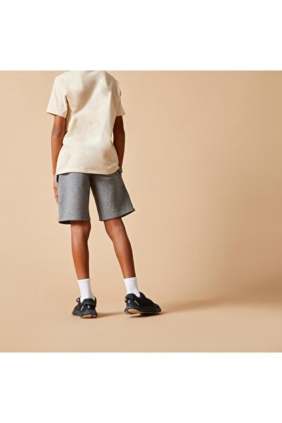 Decathlon Domyos Children's Gray Cotton Sports Shorts 500