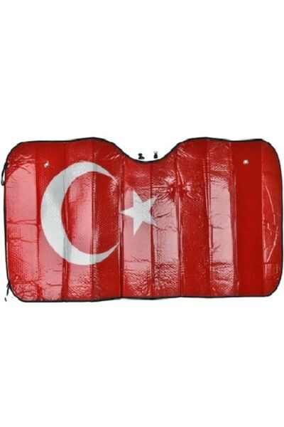 Carub ستارة شمسية أمامية كبيرة الحجم علم تركي