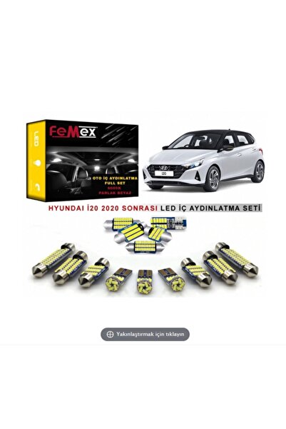 FEMEX Hyundai I20 2021 Led Iç Aydınlatma Ampul Seti Parlak Beyaz