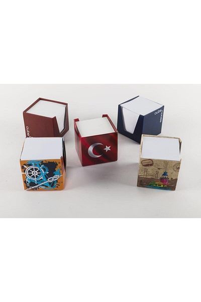 Saray 5 قطع مكعب ملاحظة 500 Yp 6.5 X 6.5 سم مربع 1. زلابية ورق أبيض كتلة ملاحظة