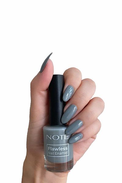 NOTE Nail Flawless Nail Polish 37 Jade Stone - Gray