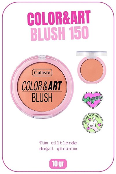 Callista Color Art Blush Toz Allık - 150 Coral Crush