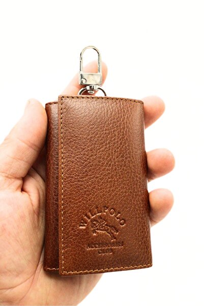 willpolo Hakiki Dana Derisi Kancalı Anahtarlık Bele Takmalı Gemici Anahtarlık