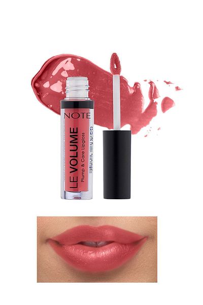 NOTE Le Volume Plump & Care Lipgloss Moisturizing Lip Gloss - 03 Candy Rose - Pink