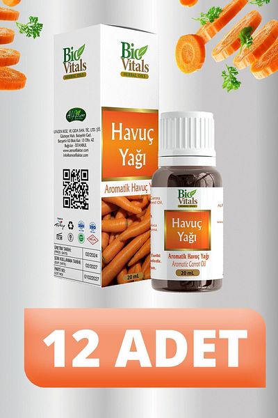 Bio Vitals 20 ml Carrot Oil - 12 PCS-Box