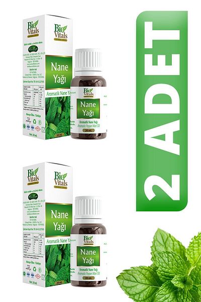 Bio Vitals Peppermint Oil - 20 ml, 2 PCS